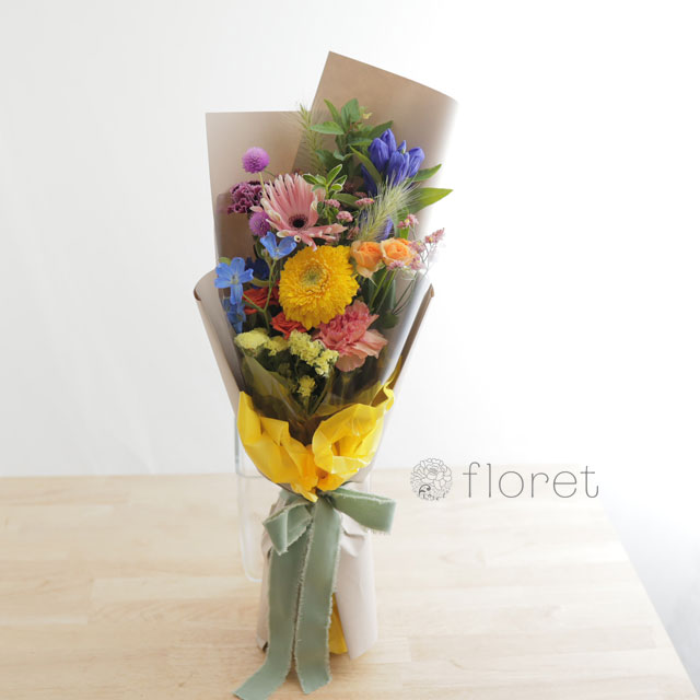 スリムな花束（お任せミックス系）サンプル画像D