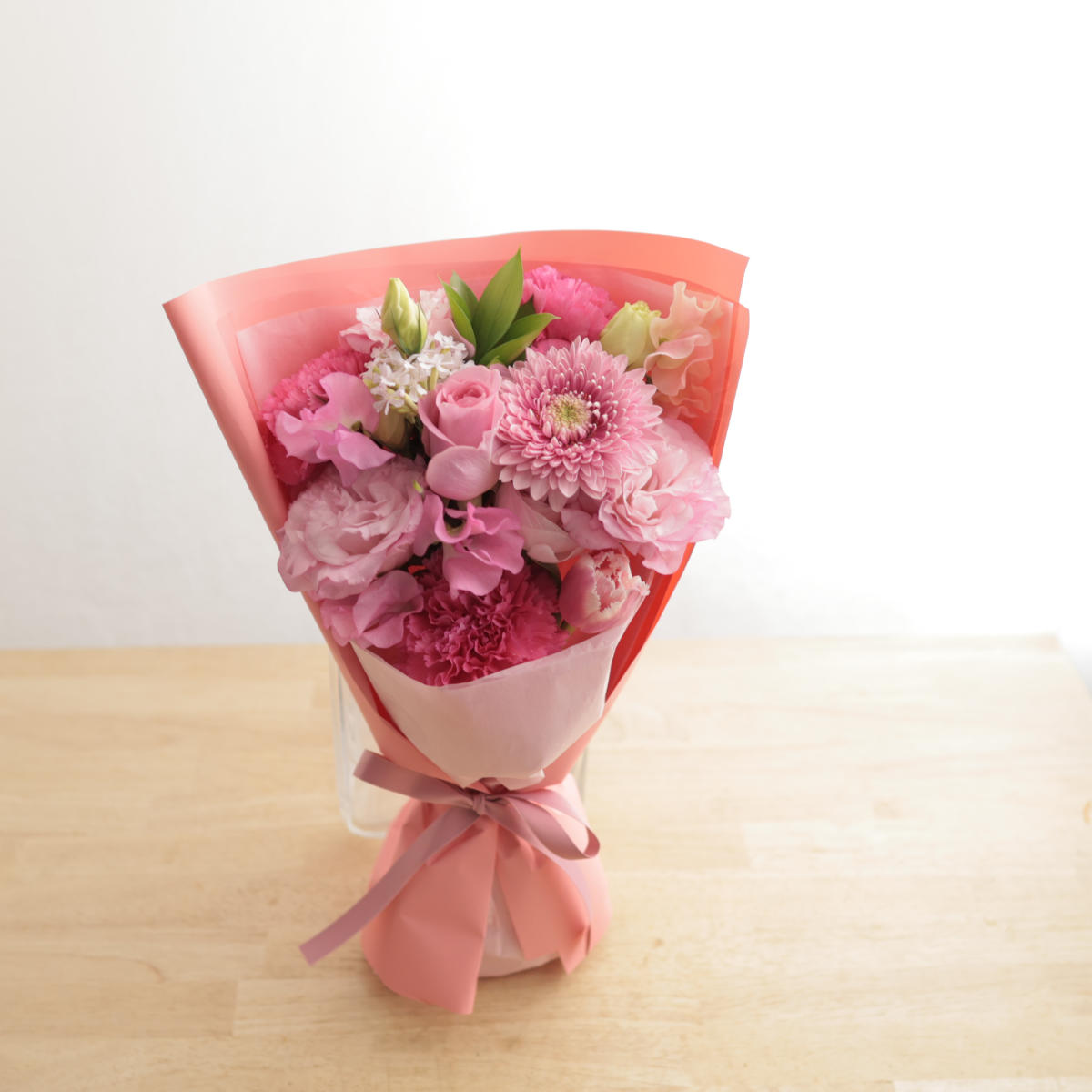 ピンク色の花束　サンプル画像E