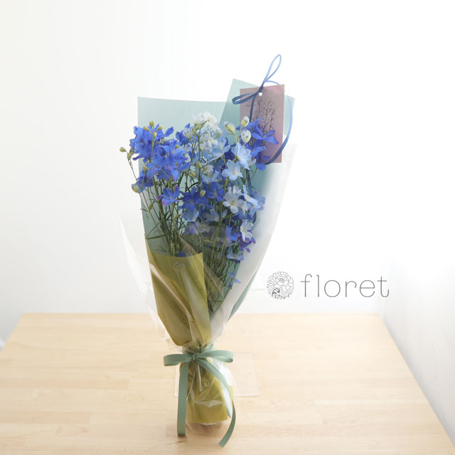 デルフィニウムの花束　サンプル画像A