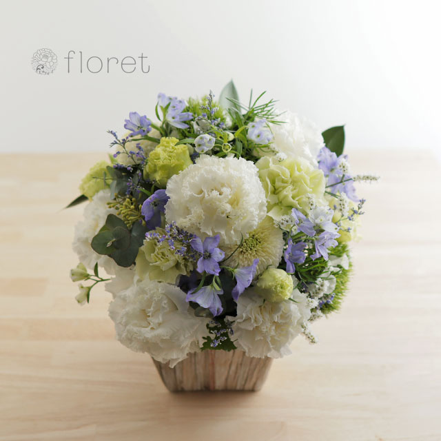 お供え・お悔み・供花のアレンジメントS サンプル画像E